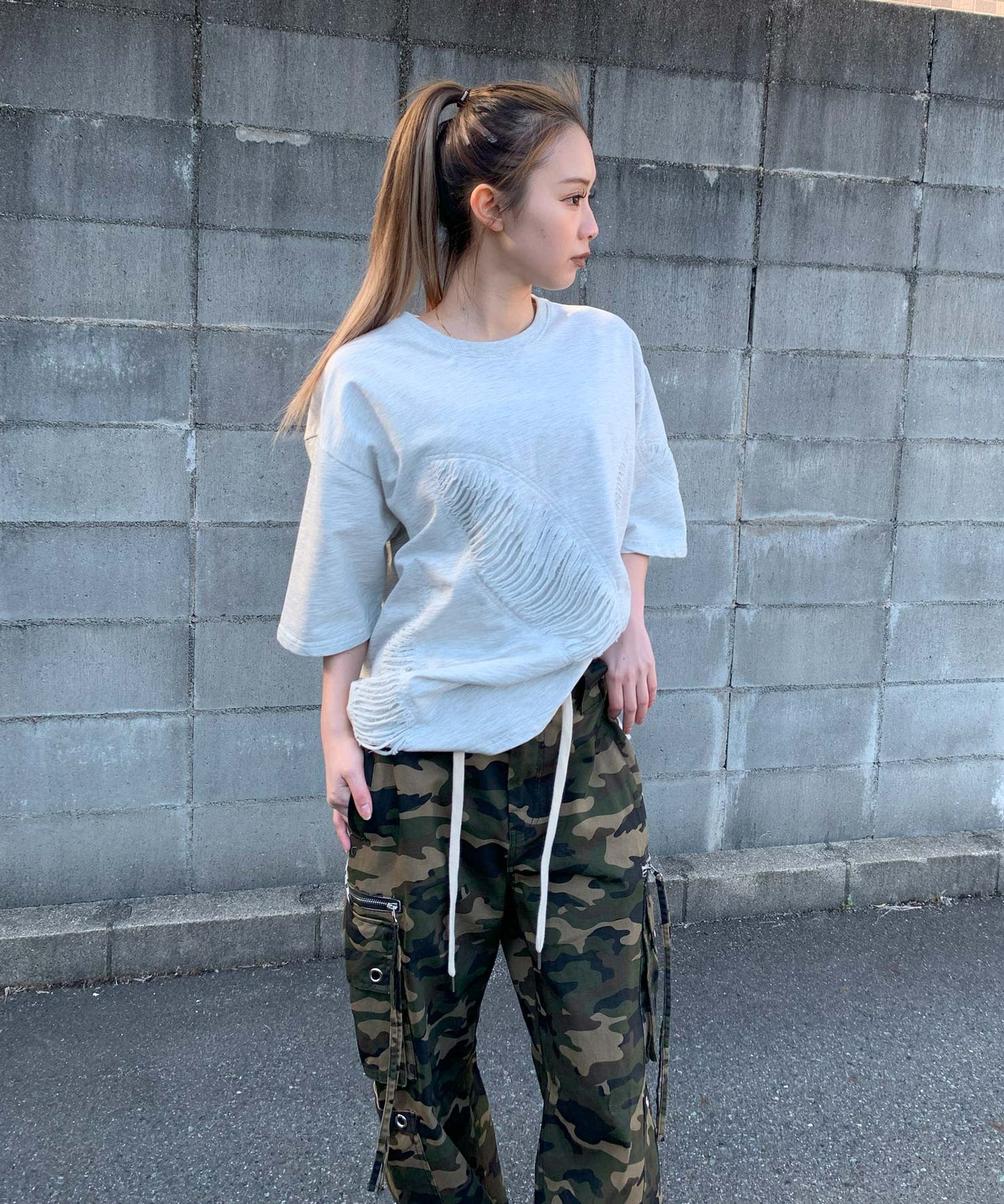 カモフラカーゴパンツ