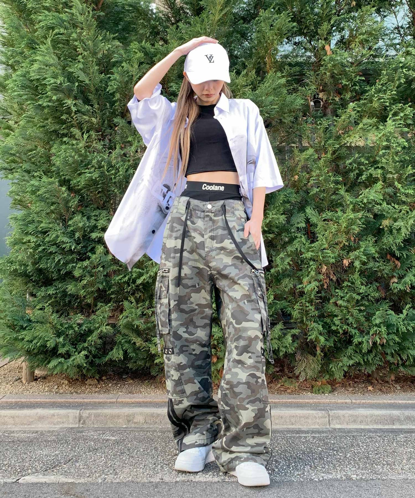 カモフラカーゴパンツ