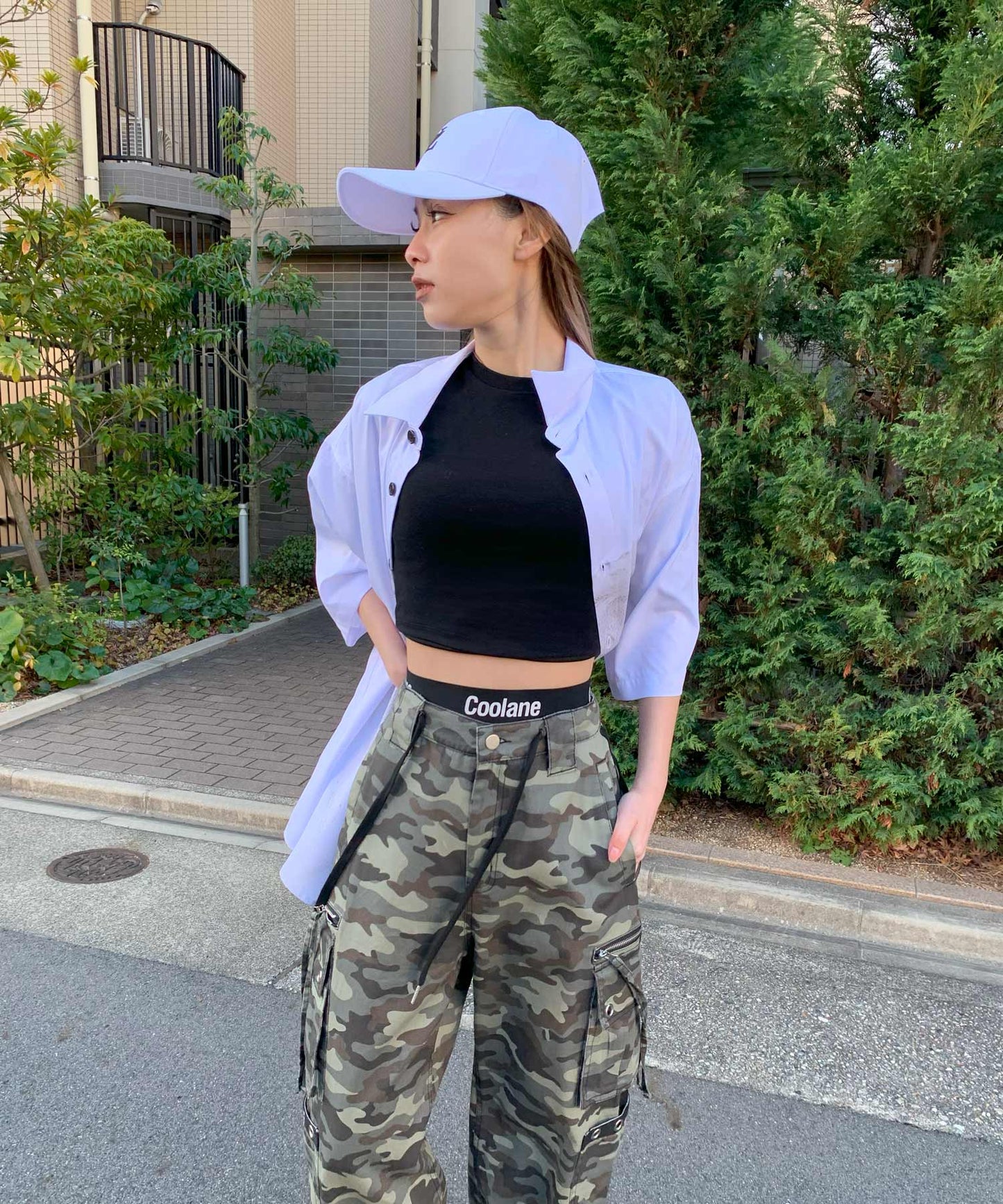 カモフラカーゴパンツ