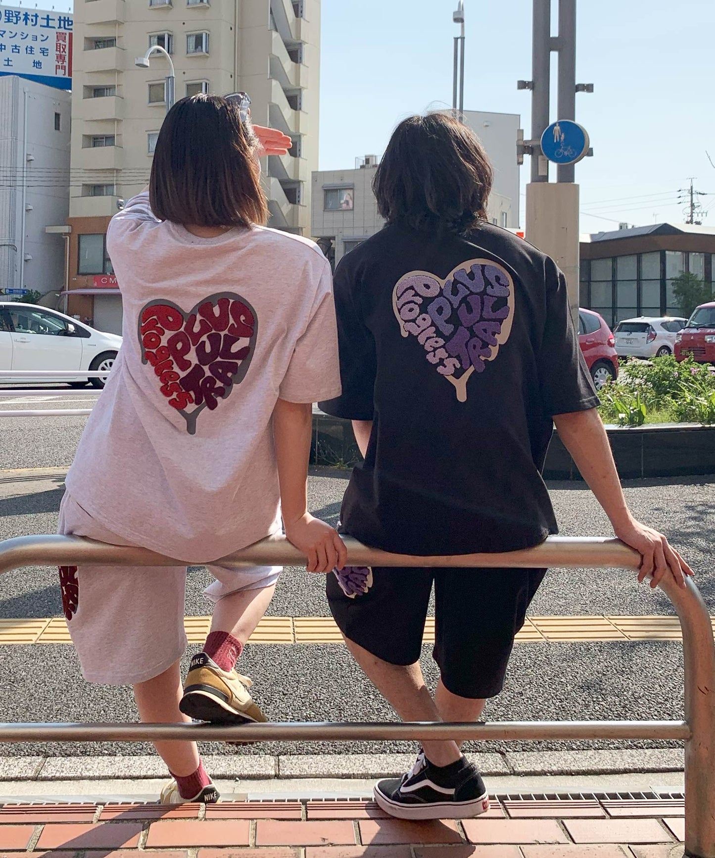 ハートサガラ刺繍セットアップ