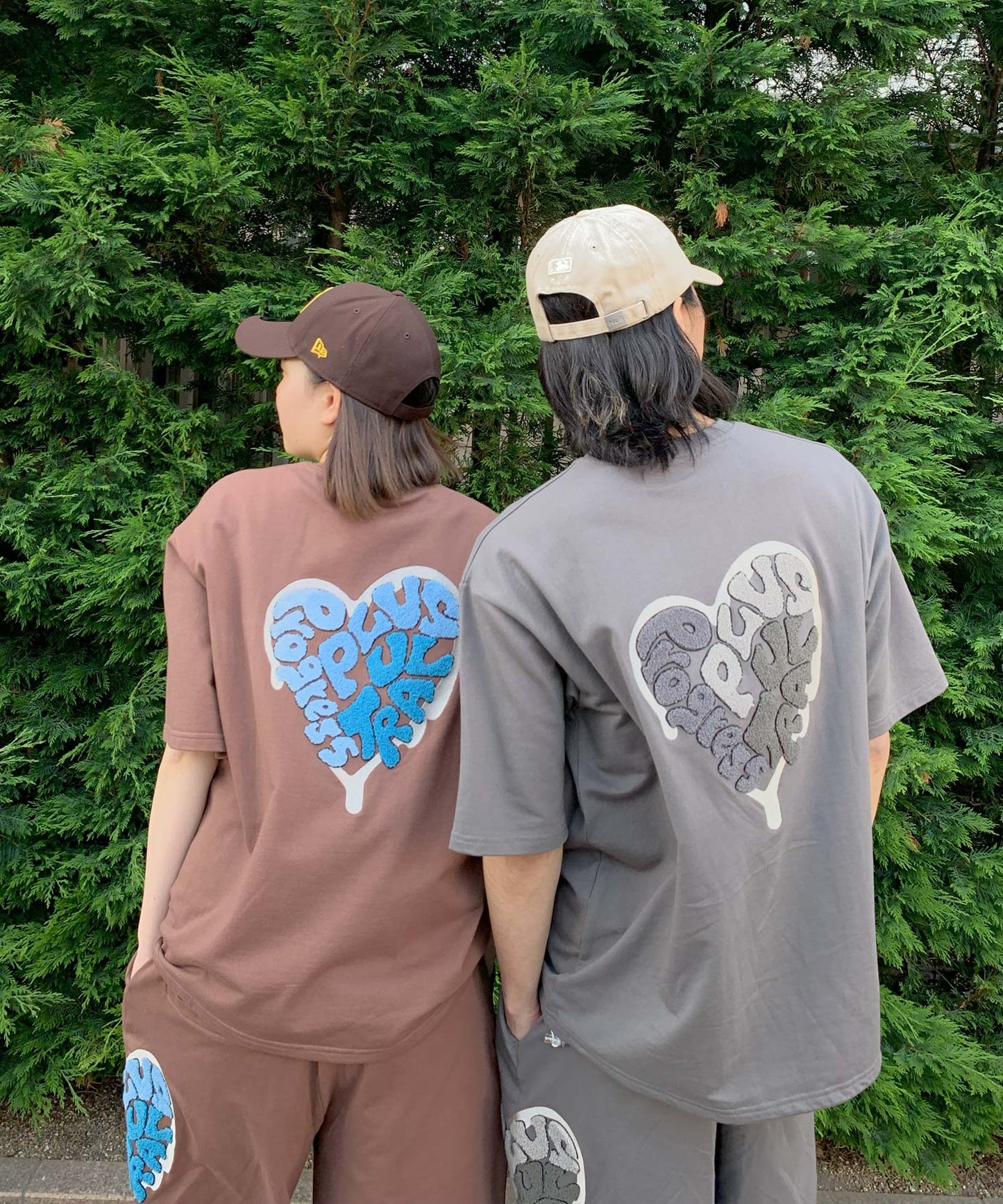 ハートサガラ刺繍セットアップ