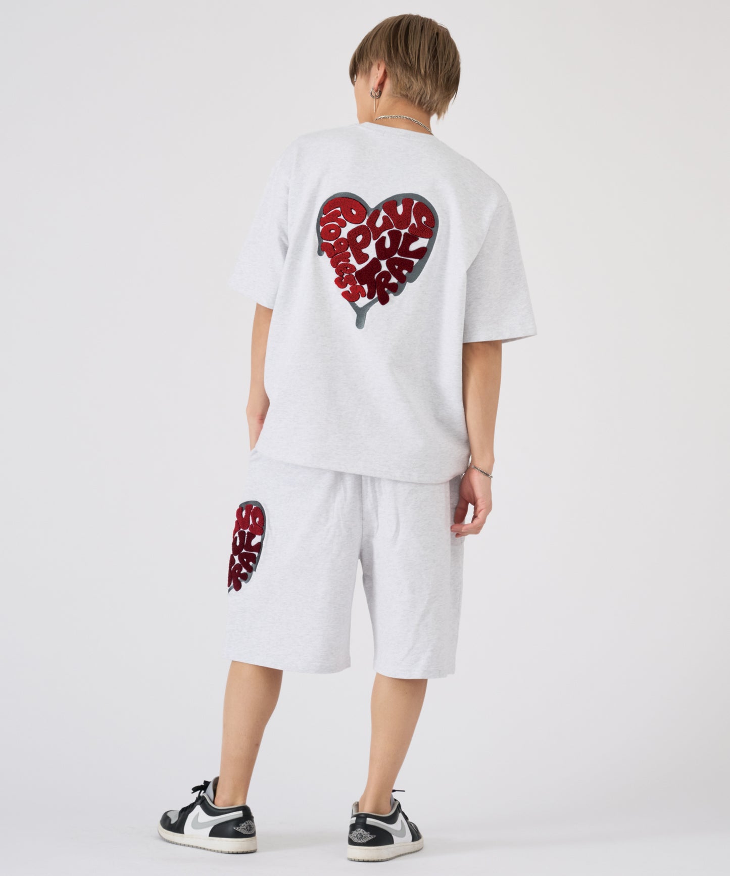 ハートサガラ刺繍セットアップ