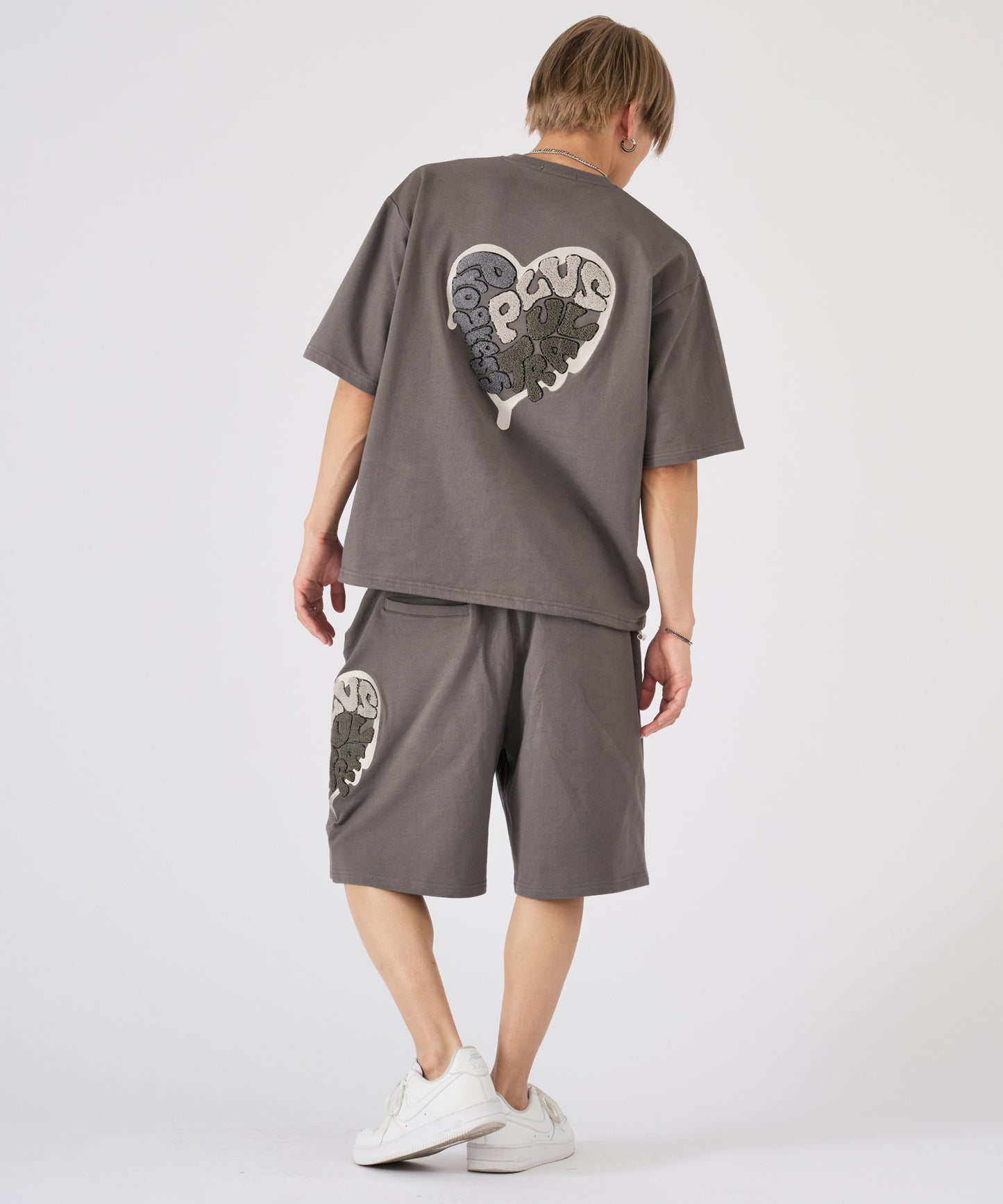 ハートサガラ刺繍セットアップ