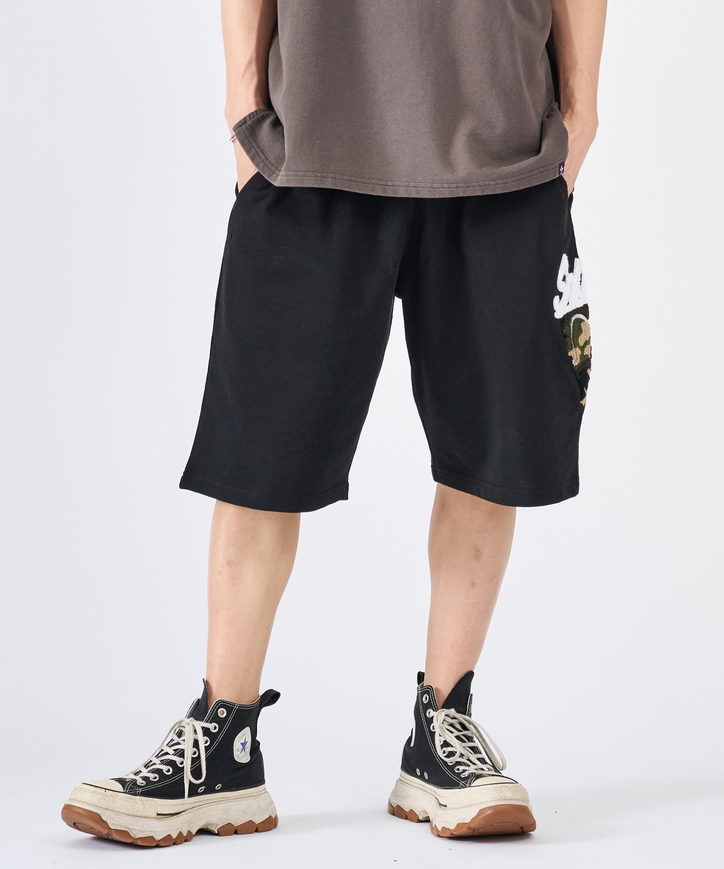 ハートサガラ刺繍ショートパンツ