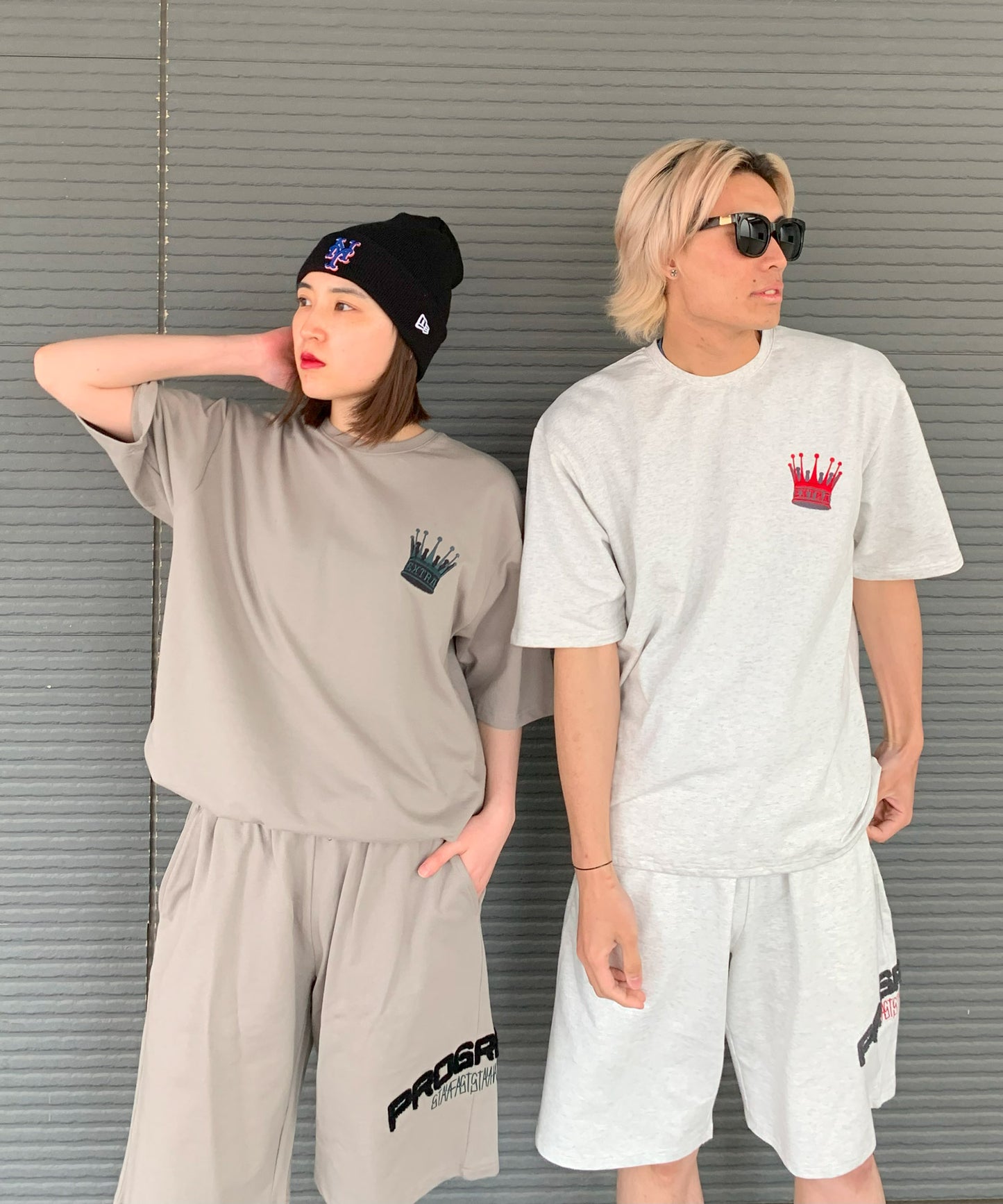 クラウンサガラ刺繍セットアップ