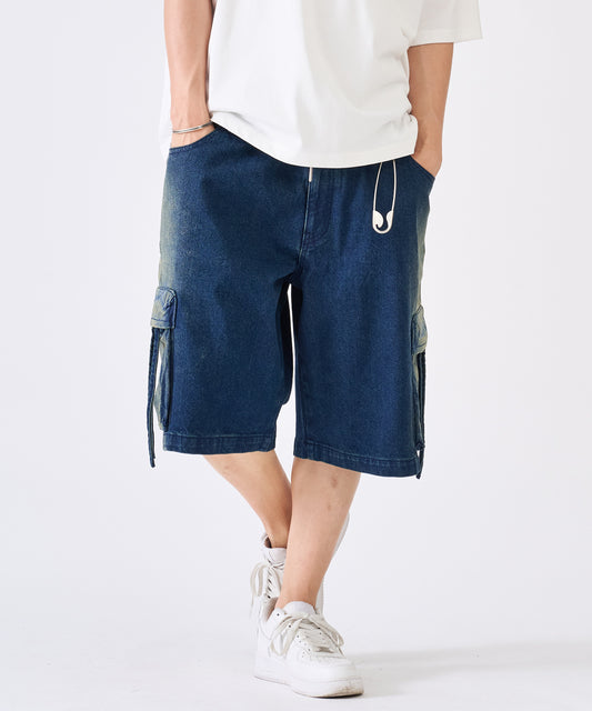 グラデーションブリーチカーゴショートパンツ