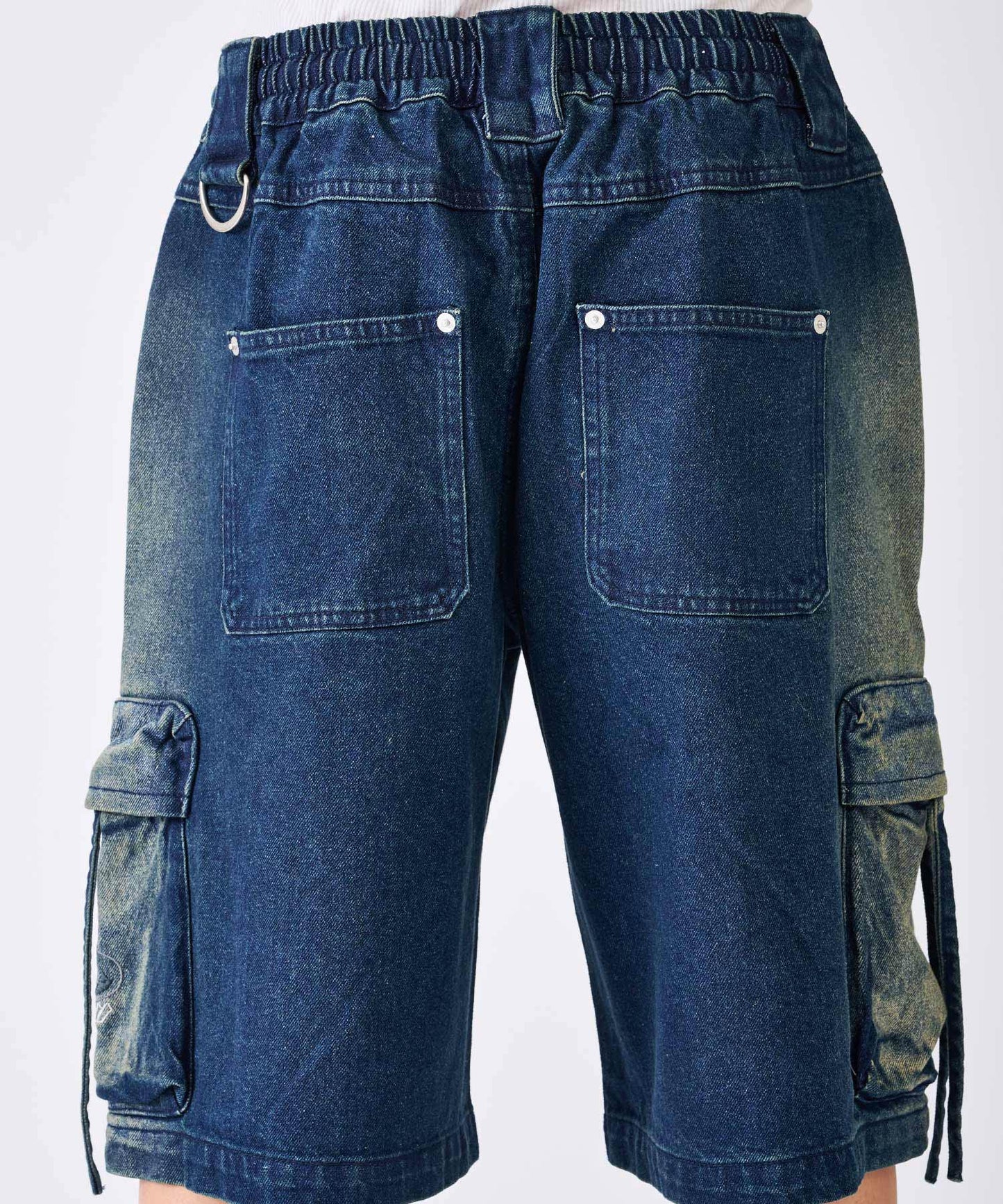 グラデーションブリーチカーゴショートパンツ