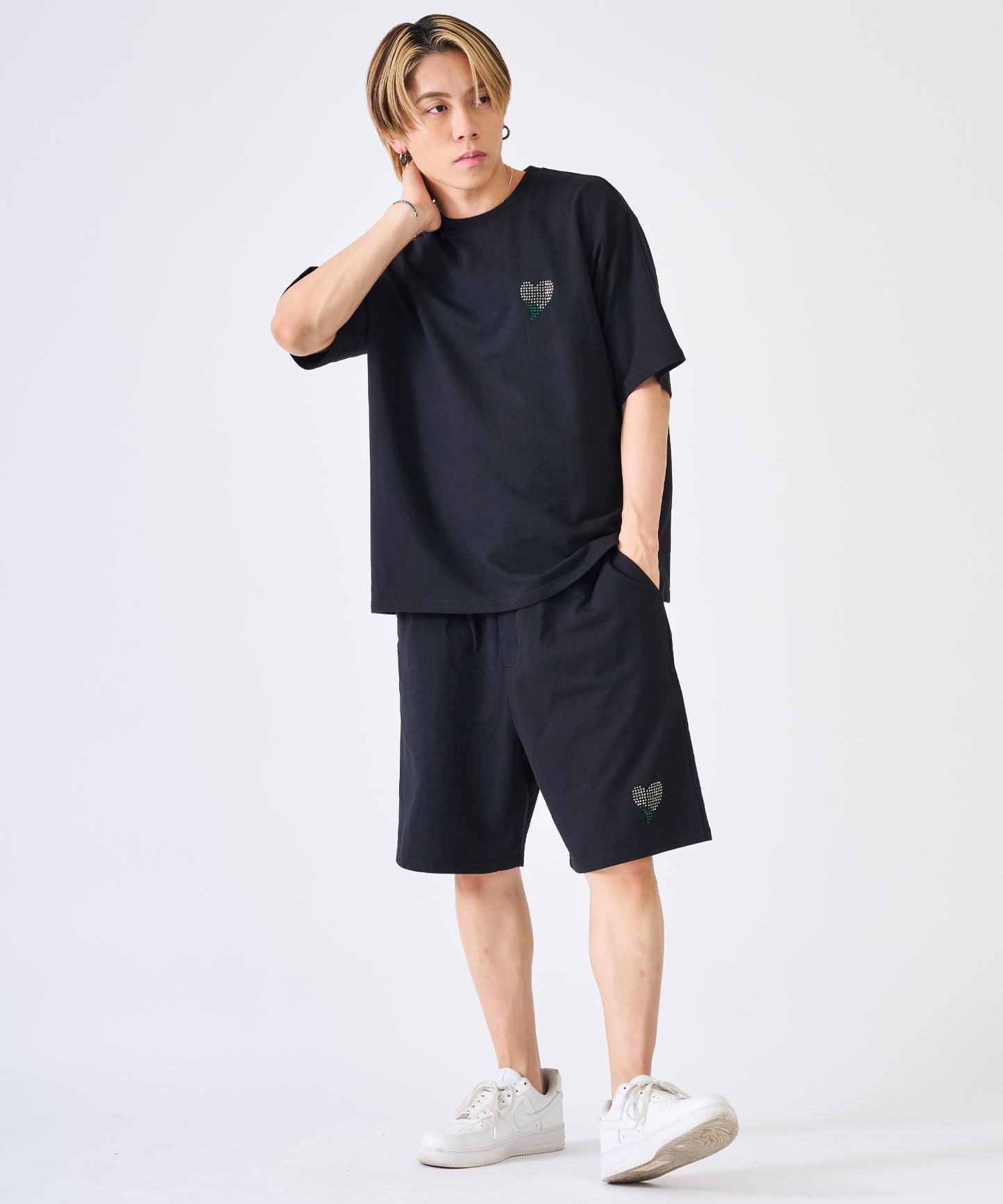 ハートラインストーンセットアップ