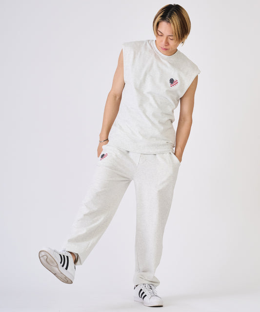 ハート刺繍セットアップ