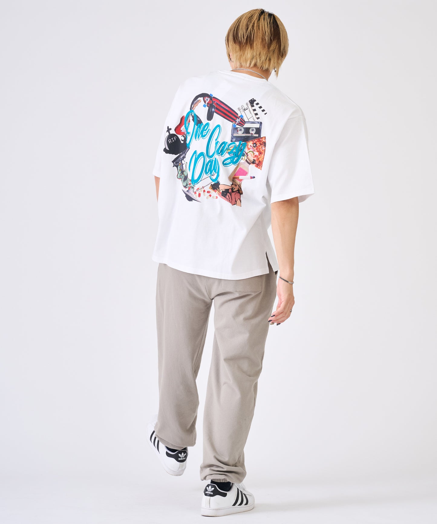 ハート刺繍ロングパンツ