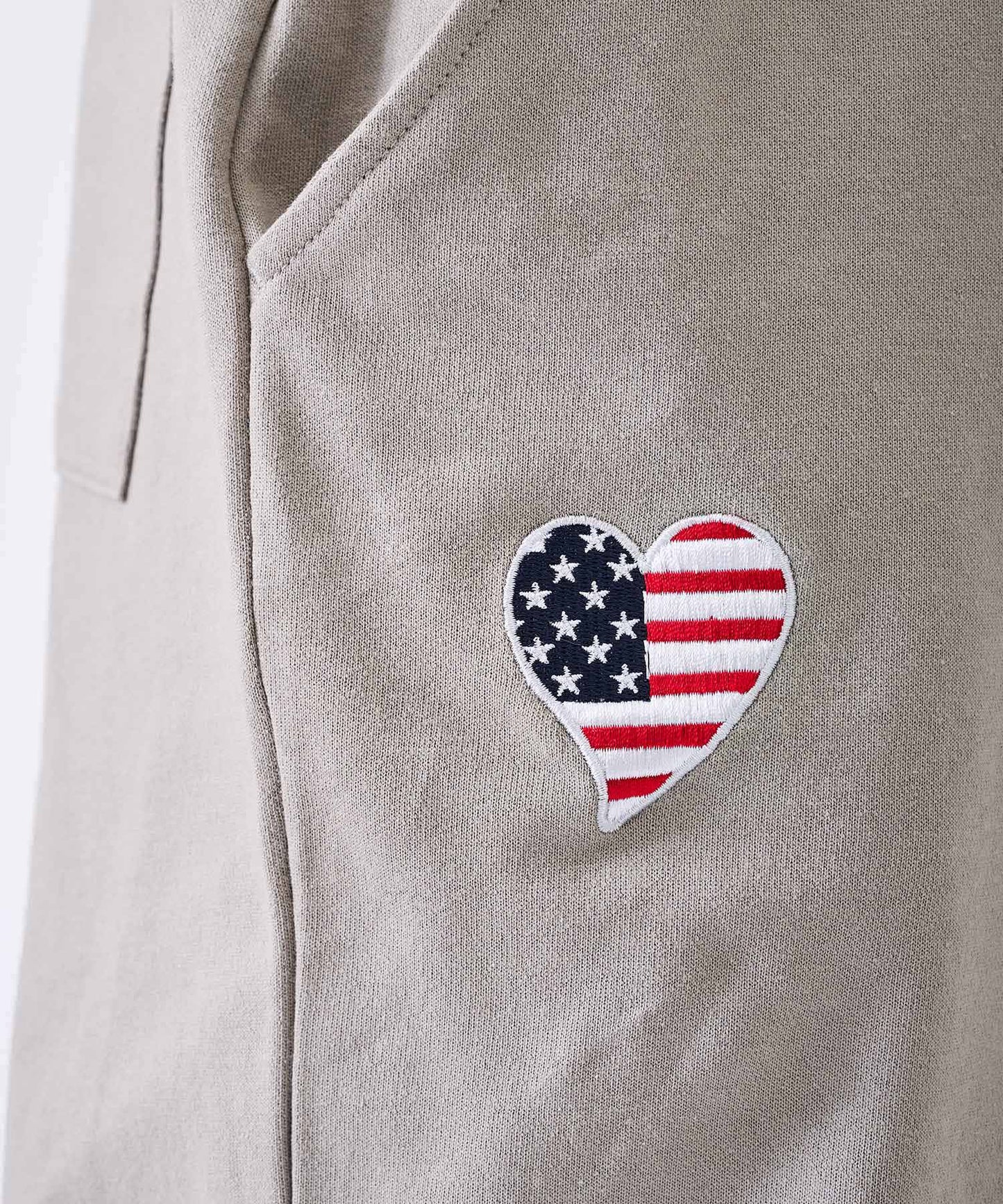 ハート刺繍ロングパンツ