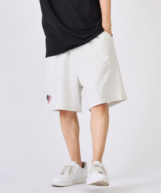ハート刺繍ショートパンツ