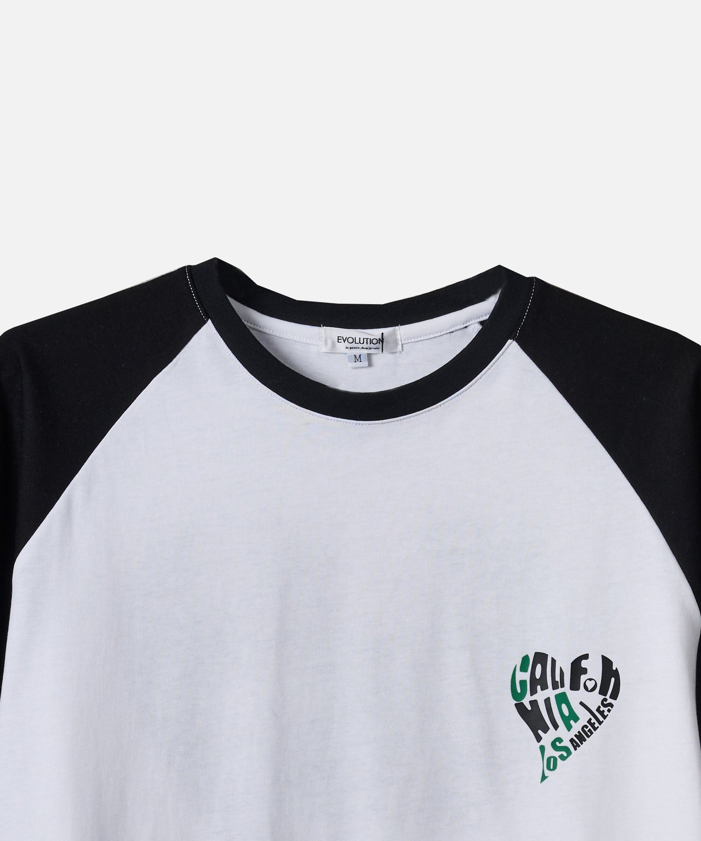 ラグラン配色Tシャツ
