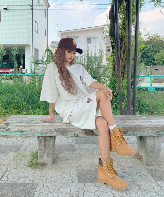 ハート刺繍セットアップ