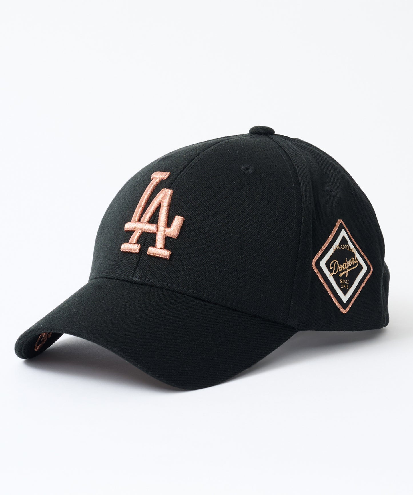 【日本未発売商品】MLB Korea ダイヤモンド刺繍ロゴパッチベースボールキャップ