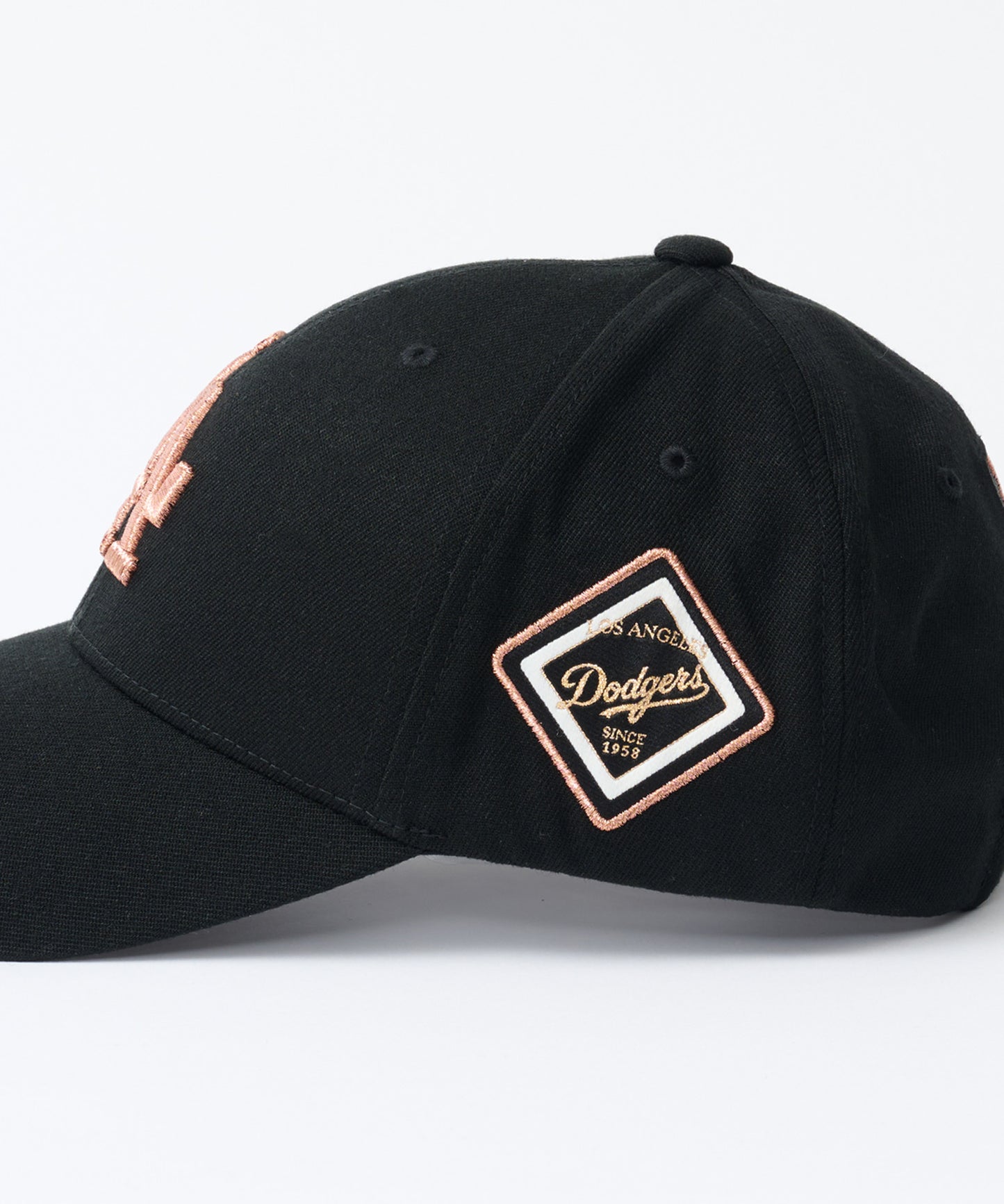 【日本未発売商品】MLB Korea ダイヤモンド刺繍ロゴパッチベースボールキャップ