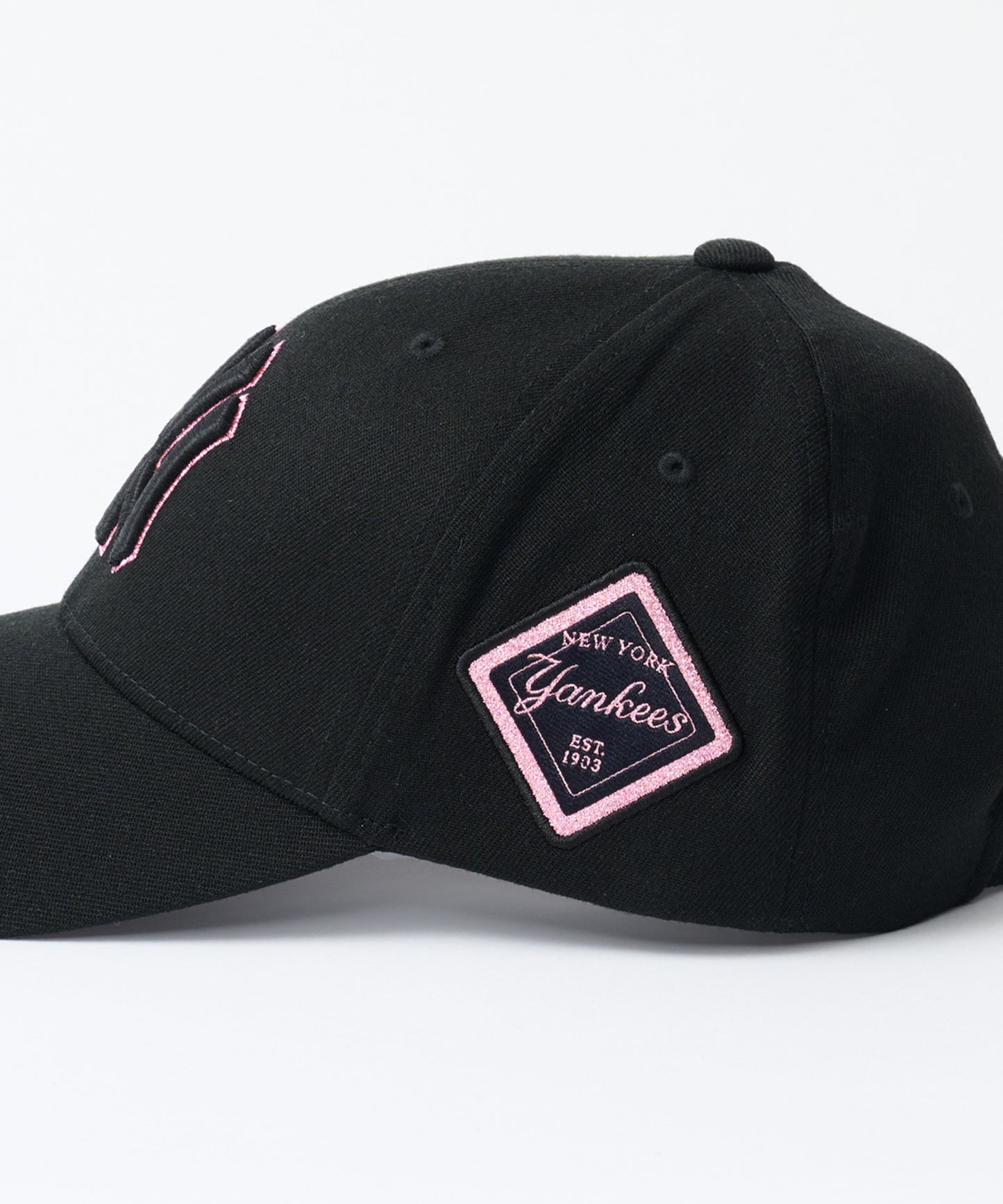 【日本未発売商品】MLB Korea ダイヤモンド刺繍ロゴパッチベースボールキャップ