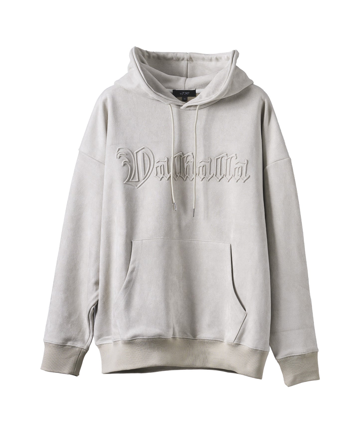 スエードエンボスプルパーカー