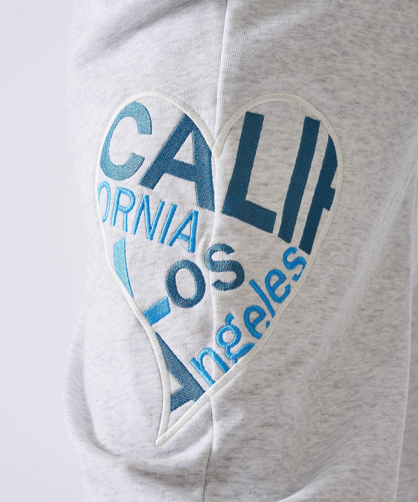 ハートデニムアップリケパンツ