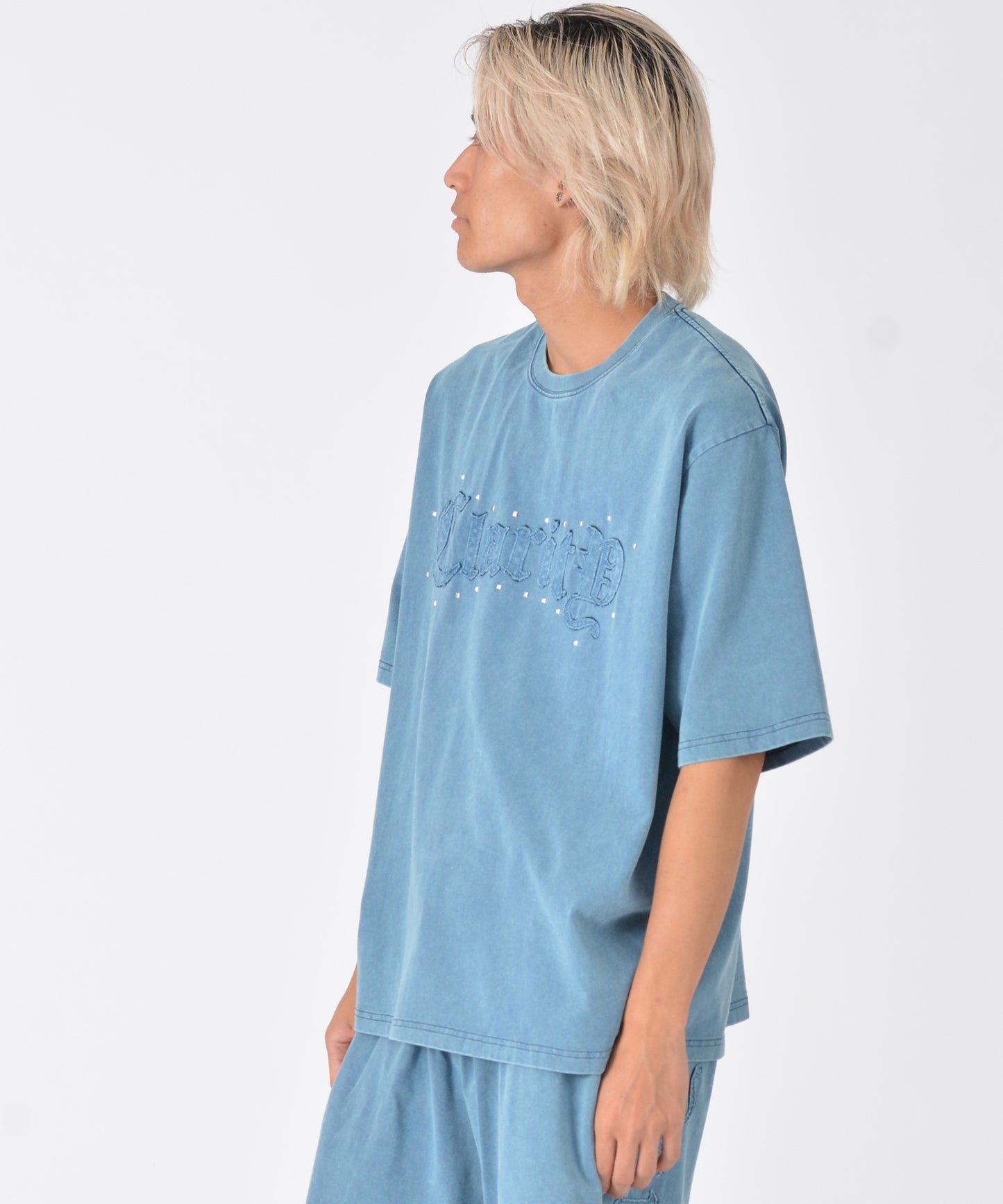 アップリケ半袖Tシャツ