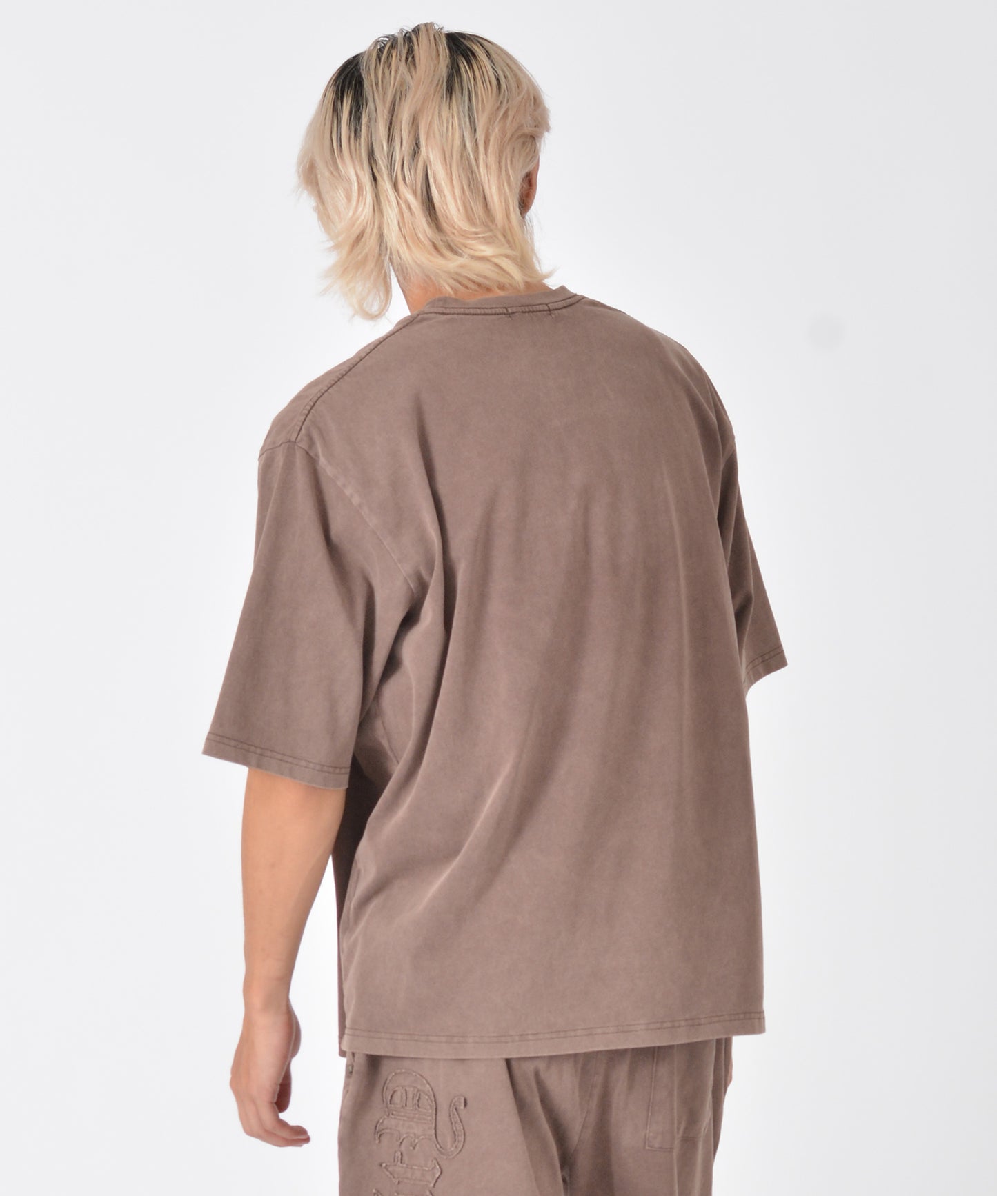 アップリケ半袖Tシャツ