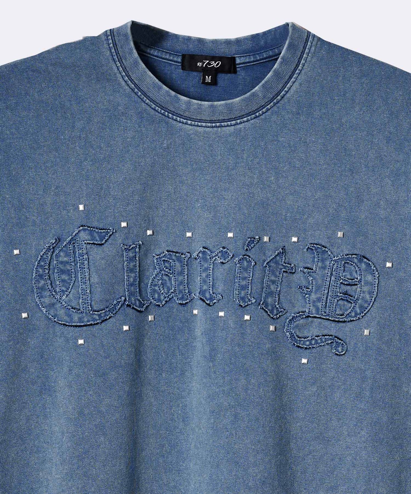 アップリケ半袖Tシャツ