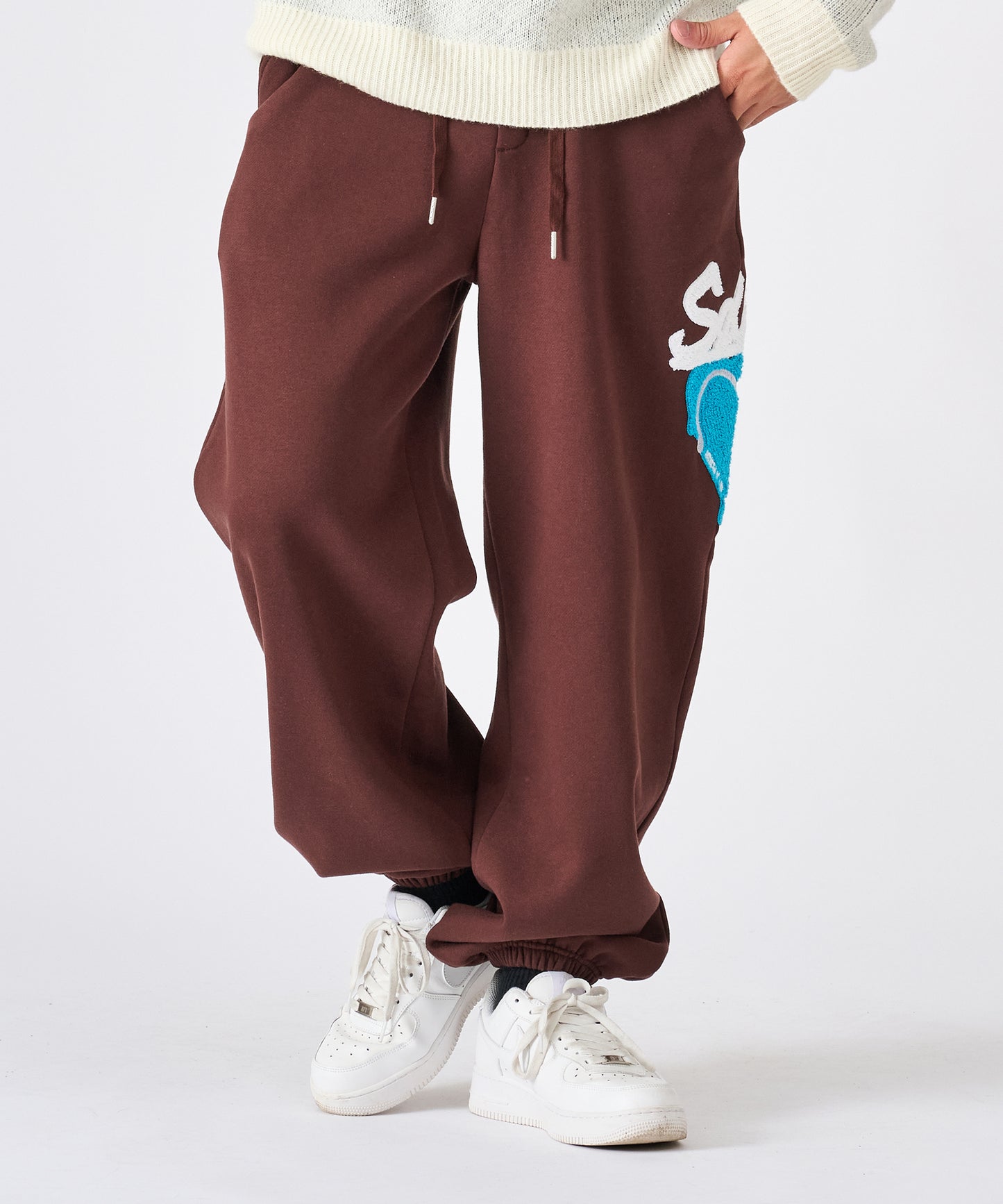 ハートサガラ刺繍パンツ