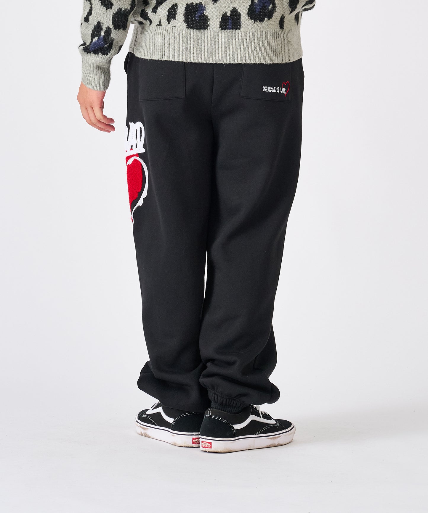 ハートサガラ刺繍パンツ