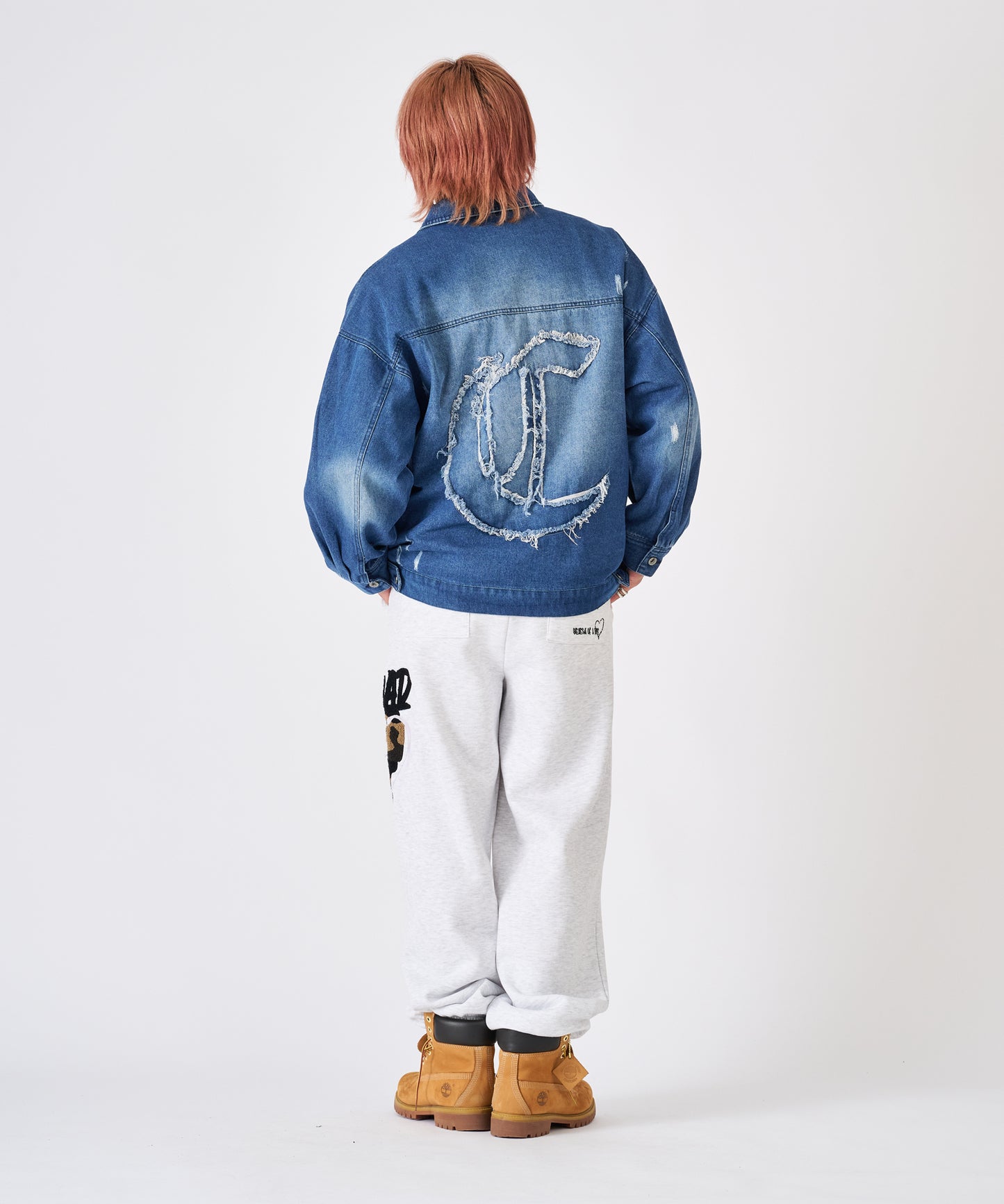 ハートサガラ刺繍パンツ