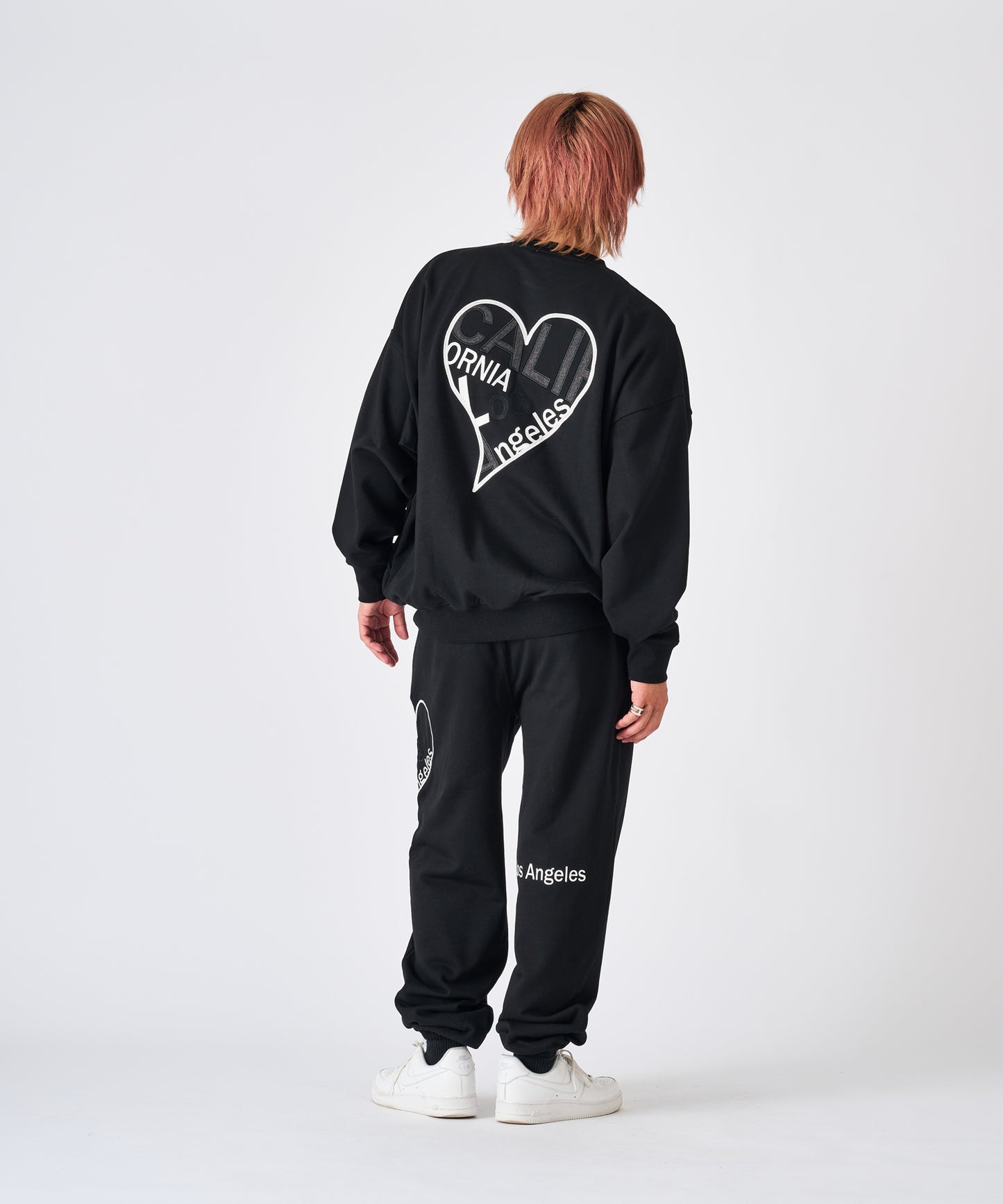 ハートデニムアップリケセットアップ