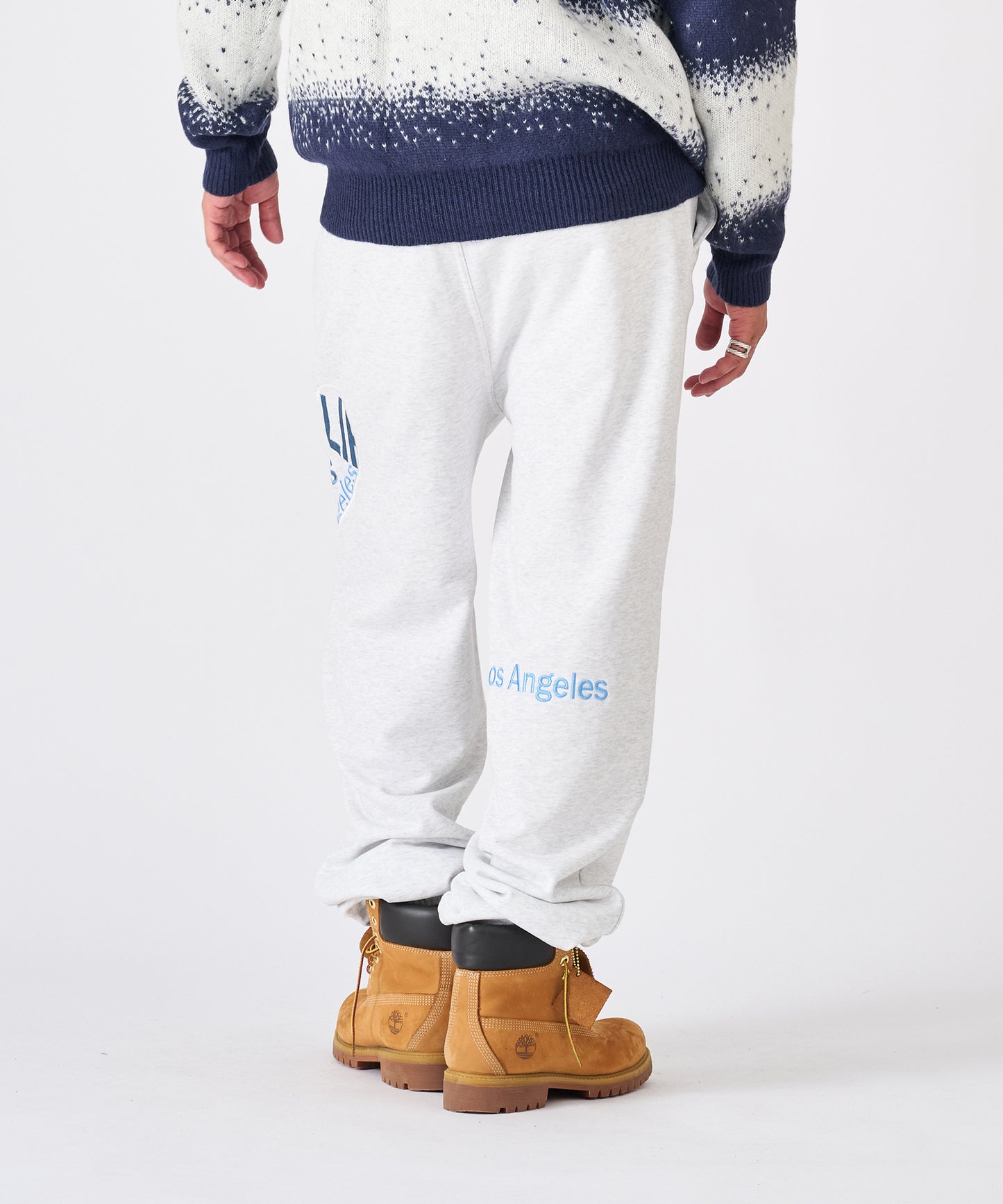 ハートデニムアップリケパンツ