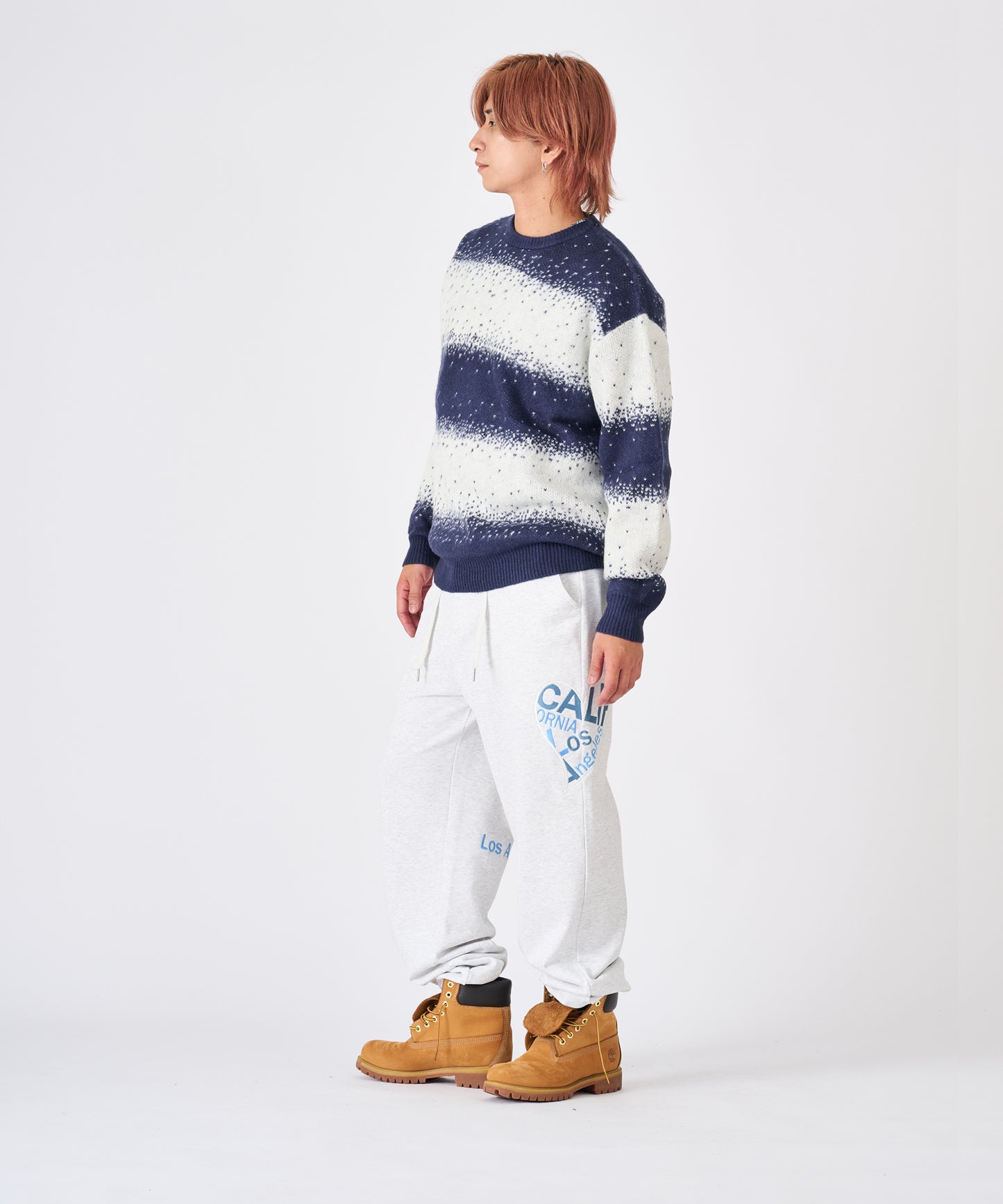 ハートデニムアップリケパンツ