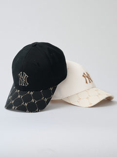 【日本未発売商品】MLB Korea ダイヤモンドモノグラムベースボールキャップ