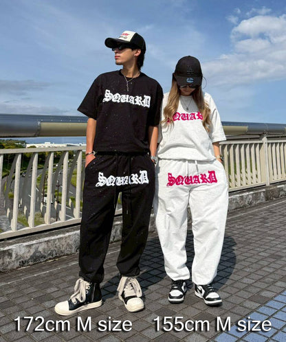 グリッターラメサガラ刺繍セットアップ