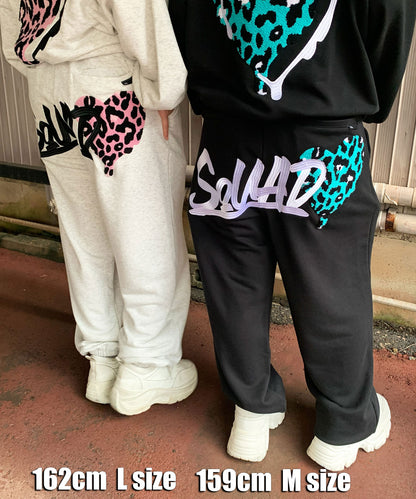 ハートサガラ刺繍パンツ