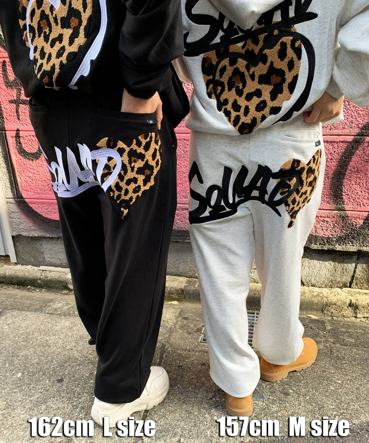 ハートサガラ刺繍パンツ