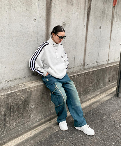 デニムカーゴパンツ