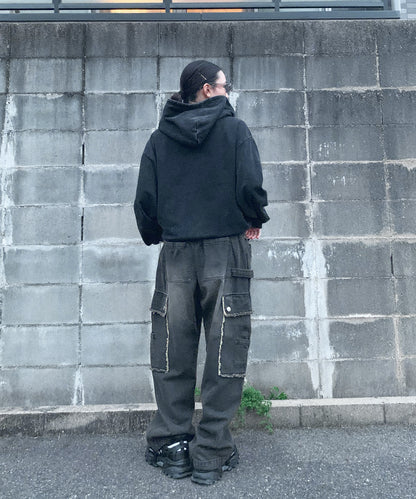 デニムカーゴパンツ