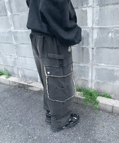 デニムカーゴパンツ