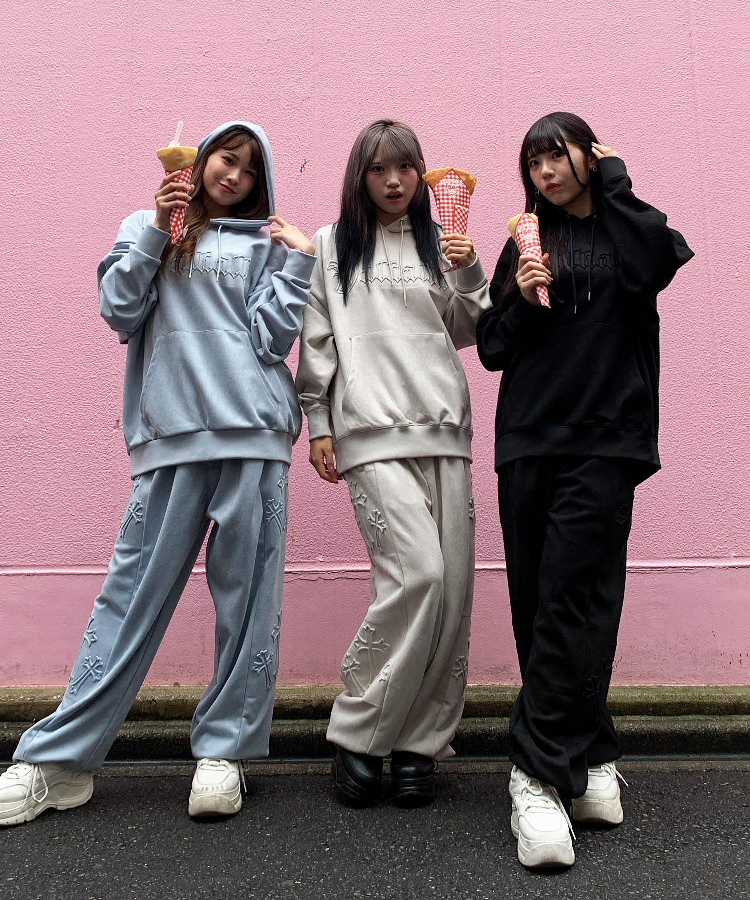 カットスエード クロスエンボス セットアップ – REGIEVO