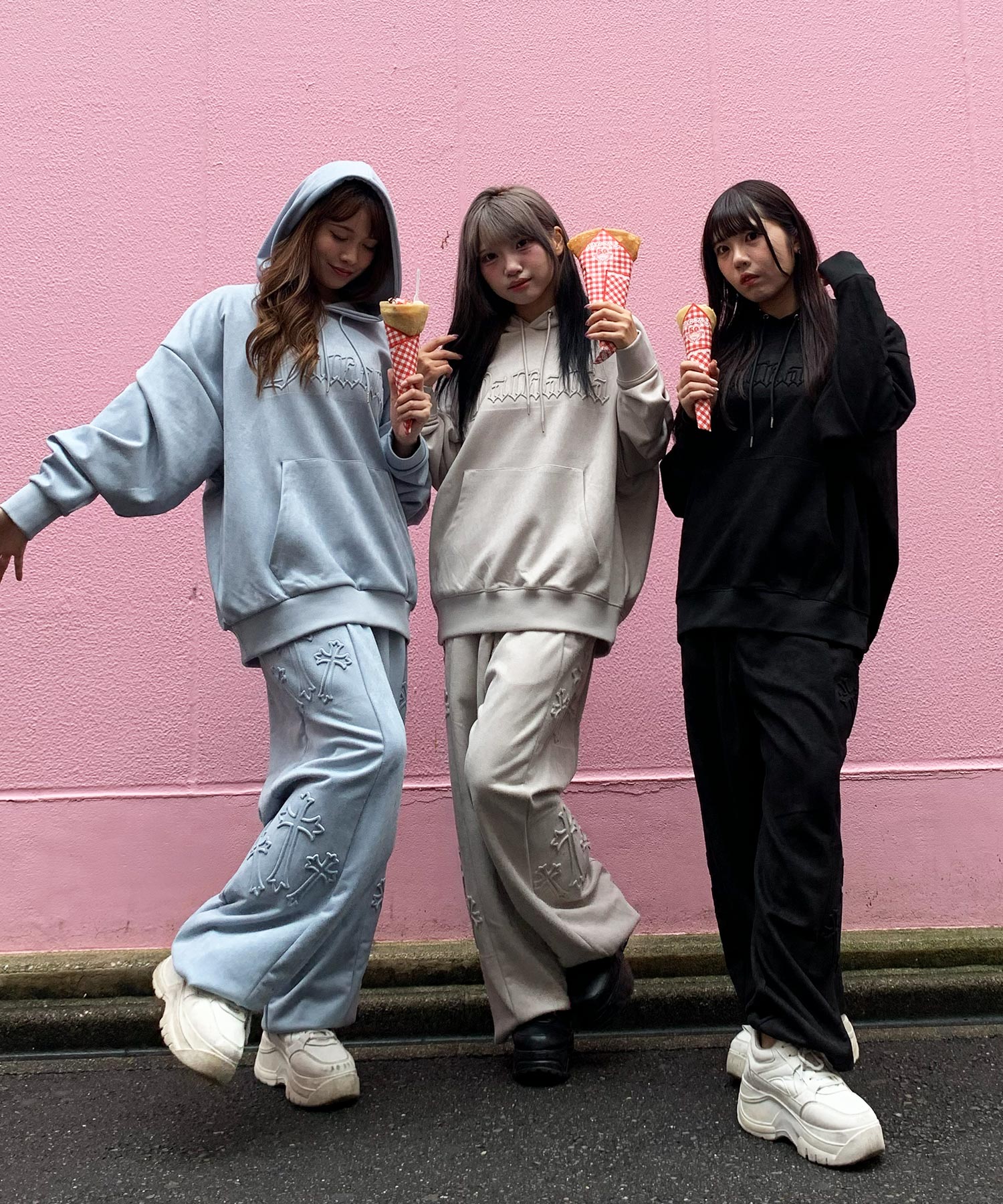 カットスエード クロスエンボス セットアップ – REGIEVO