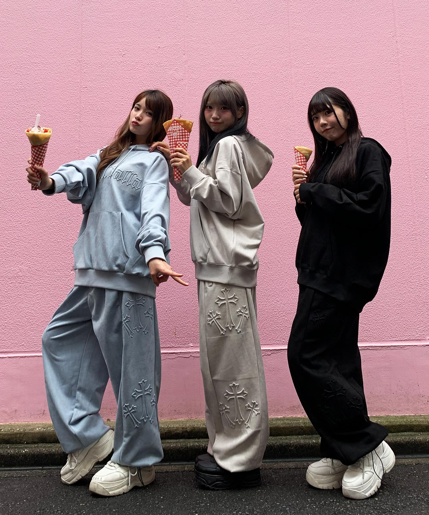 カットスエード クロスエンボス セットアップ – REGIEVO