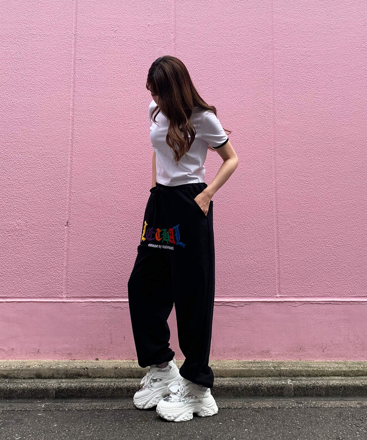サガラ刺繡スウェット