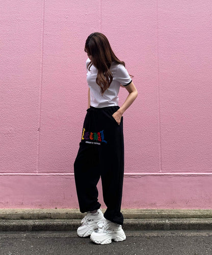 サガラ刺繡スウェット