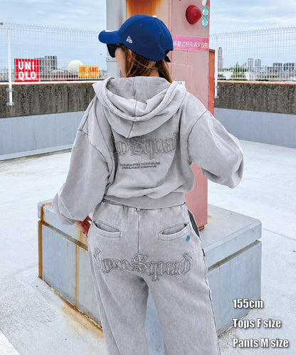 ケミカル硫化　ロゴアップリケZIPセットアップ