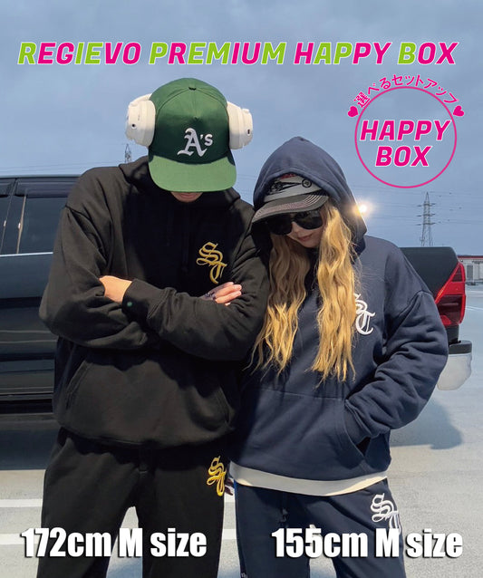【HAPPY BOX】アップリケロゴセットアップ