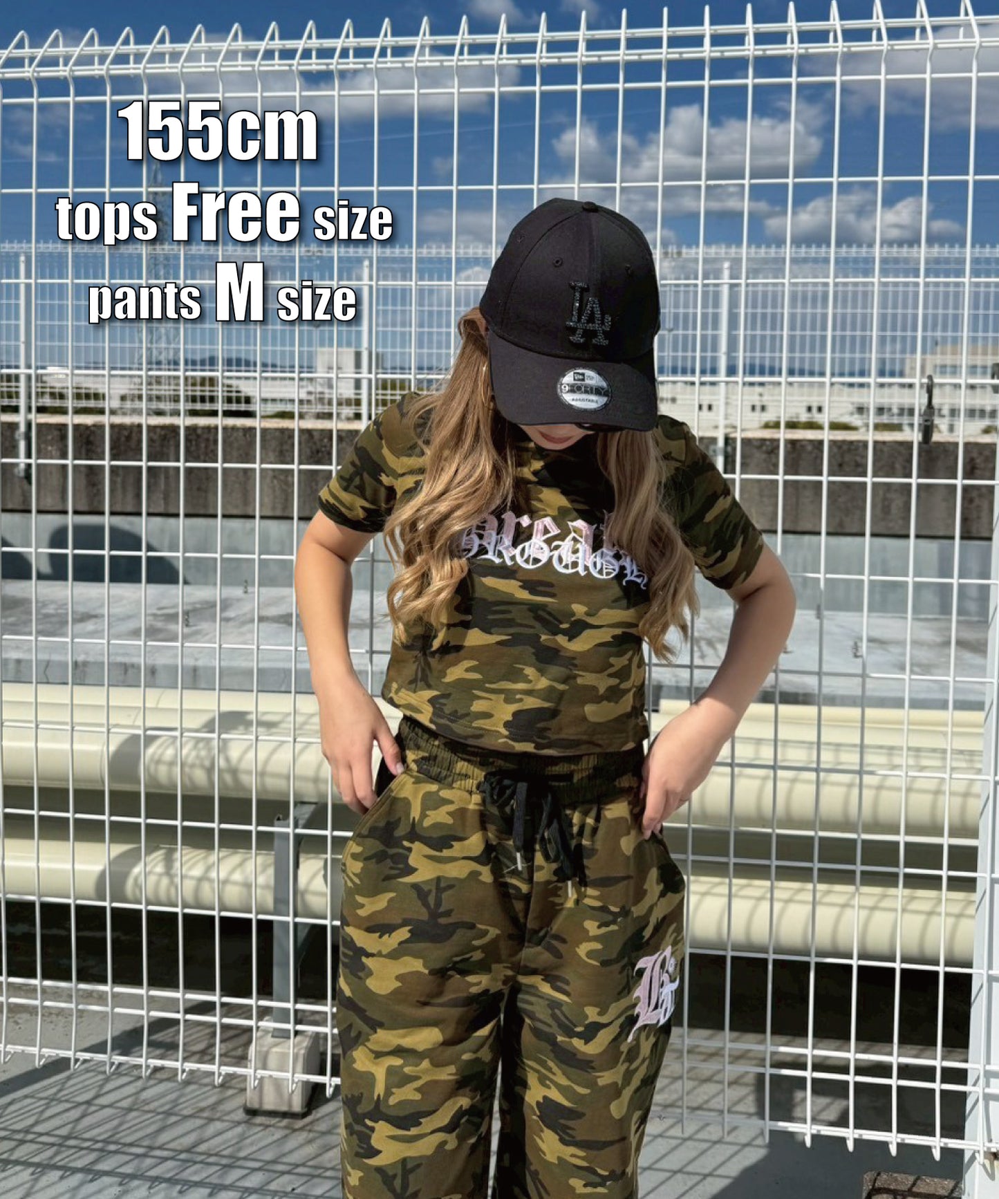 ロゴ刺繍セットアップ