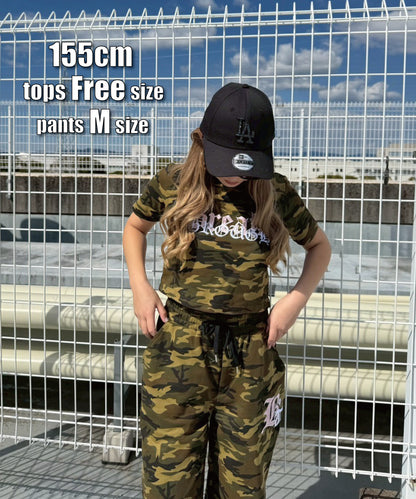 ロゴ刺繍セットアップ