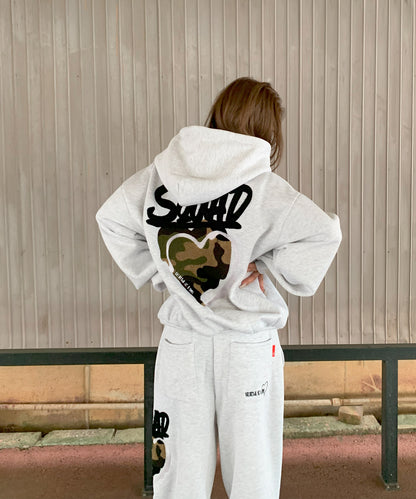 ハートサガラ刺繍セットアップ