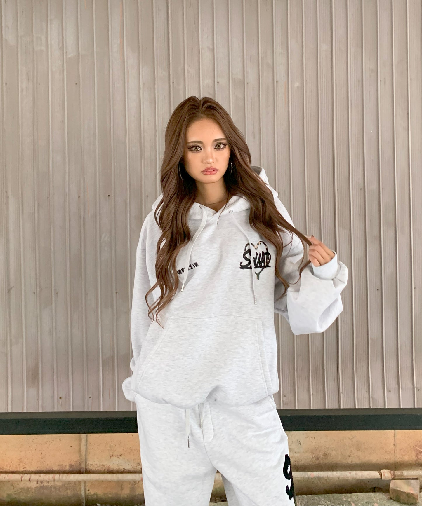 ハートサガラ刺繍セットアップ